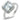 3W144 - Rhodium Brass Ring with AAA Grade CZ in Clear
