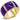 1W145 - Gold Brass Ring with Top Grade Crystal in Clear