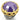 0W311 - Gold+Ruthenium Brass Ring with Milky CZ in Tanzanite