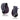 TK2269 - IP Black(Ion Plating) Stainless Steel Earrings with Top Grade Crystal in Multi Color