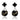 TK2383 - High polished (no plating) Stainless Steel Earrings with Synthetic Onyx in Multi Color