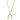 TK2528 - IP Gold(Ion Plating) Stainless Steel Chain Pendant with No Stone