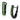 TK2534 - IP Black(Ion Plating) Stainless Steel Earrings with Top Grade Crystal in Peridot