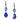 TK2706 - IP Light Black (IP Gun) Stainless Steel Earrings with Top Grade Crystal in Multi Color