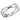 DA160 - High polished (no plating) Stainless Steel Ring with AAA Grade CZ in Clear