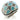 8X159 - Rhodium Brass Ring with AAA Grade CZ in Jet