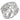 8X015 - Rhodium 925 Sterling Silver Ring with AAA Grade CZ in Clear
