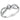 DA147 - High polished (no plating) Stainless Steel Ring with AAA Grade CZ in Clear