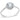 DA022 - High polished (no plating) Stainless Steel Ring with AAA Grade CZ in Clear