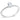 DA031 - High polished (no plating) Stainless Steel Ring with Cubic in Clear