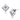 DA071 - High polished (no plating) Stainless Steel Earrings with AAA Grade CZ in Clear