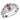 DA123 - High polished (no plating) Stainless Steel Ring with AAA Grade CZ in Orange