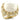 9W183 - Gold Brass Ring with Milky CZ in White