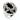 80514 - Rhodium Brass Ring with Semi-Precious Onyx in Jet