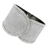 TK1152 - High polished (no plating) Stainless Steel Bangle with Top Grade Crystal in Clear