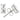 0W162 - Rhodium 925 Sterling Silver Earrings with AAA Grade CZ in Clear
