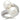 0W025 - Rhodium Brass Ring with AAA Grade CZ in Clear