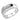 DA286 - High polished (no plating) Stainless Steel Ring with AAA Grade CZ in Black Diamond
