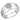 DA281 - High polished (no plating) Stainless Steel Ring with AAA Grade CZ in Clear