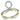 DA278 - Two-Tone IP Gold (Ion Plating) Stainless Steel Ring with AAA Grade CZ in Clear