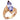 GL139 - IP Rose Gold(Ion Plating) Brass Ring with AAA Grade CZ in Light Amethyst
