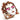 GL163 - IP Rose Gold(Ion Plating) Brass Ring with Top Grade Crystal in Clear