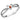 DA235 - High polished (no plating) Stainless Steel Ring with AAA Grade CZ in Orange