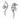 DA177 - High polished (no plating) Stainless Steel Earrings with AAA Grade CZ in Clear