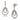 DA227 - Two-Tone IP Rose Gold Stainless Steel Earrings with AAA Grade CZ in Clear