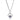 DA229 - High polished (no plating) Stainless Steel Chain Pendant with AAA Grade CZ in Amethyst