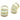 GL339 - IP Gold(Ion Plating) Brass Earrings with Synthetic Cat Eye in White