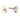 LO052 - Rhodium Brass Earrings with AAA Grade CZ in Citrine Yellow