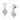 DA332 - No Plating Stainless Steel Earrings with AAA Grade CZ in Clear