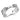 DA239 - High polished (no plating) Stainless Steel Ring with AAA Grade CZ in Clear