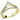 DA250 - IP Gold(Ion Plating) Stainless Steel Ring with AAA Grade CZ in Clear