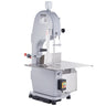 Commercial Electric Meat Bandsaw, 1500W Stainless Steel Countertop Bone Sawing Machine, Workbeach 19.3" x 15", 0.16-7.9 Inch Cutting Thickness, Frozen Meat Cutter with 6 Blades for Rib Pork Beef