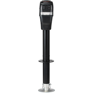 Electric Trailer Jack, Power Tongue Jack Weight Capacity 4000 lbs, 9.84"-33.85" Electric Tongue Jack with Waterproof Cover for Lifting RV Trailer, Horse Trailer, Utility Trailer, Yacht Trailer