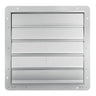 24'' Shutter Exhaust Fan, High-speed 3320 CFM, Aluminum Wall Mount Attic Fan with AC-motor, Ventilation and Cooling for Greenhouses, Garages, Sheds, Shops, FCC