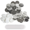 2.25" 58mm Button Badge Parts Supplies for Button Maker Machine 500 Sets. Badge machine not included