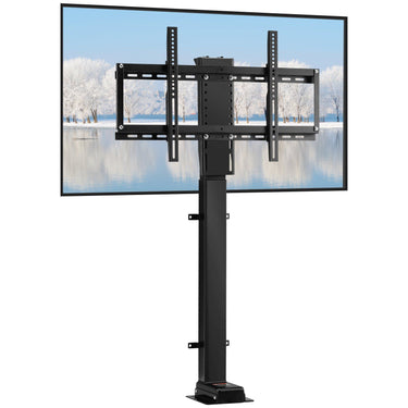 Motorized TV Lift Stroke Length 35 Inches Motorized TV Mount Fit for 32-65 Inch TV Lift with Remote Control Height Adjustable 28.7-64.2 Inch,Load Capacity 154 Lbs