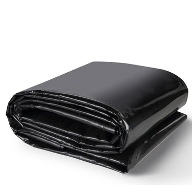 Pond Liner, 10 x 13 ft 20 Mil Thickness, Pliable LLDPE Material Pond Skins, Easy Cutting Underlayment for Fish or Koi Ponds, Water Features, Waterfall Base , Fountains, Water Gardens, Black