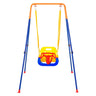 Swing Sets for Backyard 3 in 1 Toddler Swing Set with 4 Sandbags Foldable