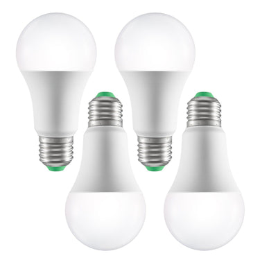 Smart Light Bulbs, 4-Pack, 9W Multicolor LED Bulbs, 800 Lumens with Smart Control Compatibility for Vera, Google Assistant, Amazon Alexa, iOS, Android, RGB Color Changing