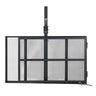 Hitch Mount Cargo Carrier, 45.3" x 25.6" Iron Hitch Cargo Rack with Folding Ramp, Hitch Rack Basket with Stabilizer and Straps, 500LBS Mobility Scooter Carrier Fit 2" Hitch Receiver