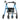 Rollator Walker for Seniors and Adult, Lightweight Aluminum Foldable Rolling Walker with Adjustable Seat and Handle, Outdoor Mobility Rollator Walker with 8" All Terrain Wheels, 300LBS Capacity