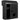 Through The Door Key Drop Box, Heavy Duty Steel Through the Door Mailbox with 12" Combination Lock, Mail Drop Box, Black