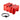 Marine Fuel Tank, 14.53 Gallon/55L, Portable Boat Fuel Gas Tank for Outboard Engine Boats, Plastic Outboard Marine Boat Fuel Tank with Hose, Easy to Carry for Yacht, Fishing Boat, Deck Boat, Red