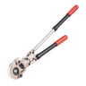 Copper Press Tool Tube Fittings Crimping Kit, Pro Press Crimper with 1/2", 3/4", 1" Quick Change Jaws, 360° Rotatable Crimp Tool & Locking Pin, Extendable Handle, Meet ASTM B88 and B75 Standard