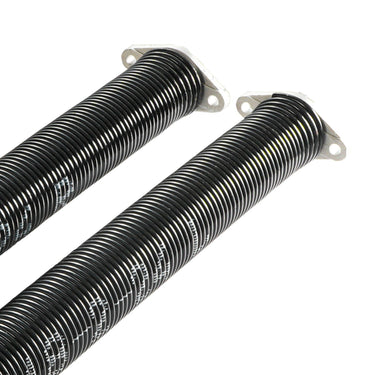 Garage Door Torsion Springs, Pair of 0.218 x 2 x 24inch, Garage Door Springs with Non-Slip Winding Bars, 16000 Cycles, Gloves and Mounting Wrench, Electrophoresis Coated for Replacement