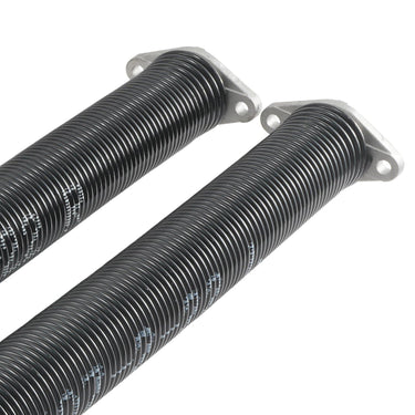 Garage Door Torsion Springs, Pair of 0.207 x 2 x 22inch, 16000 Cycles, Garage Door Springs with Non-Slip Winding Bars, Gloves and Mounting Wrench, Electrophoresis Coated for Replacement